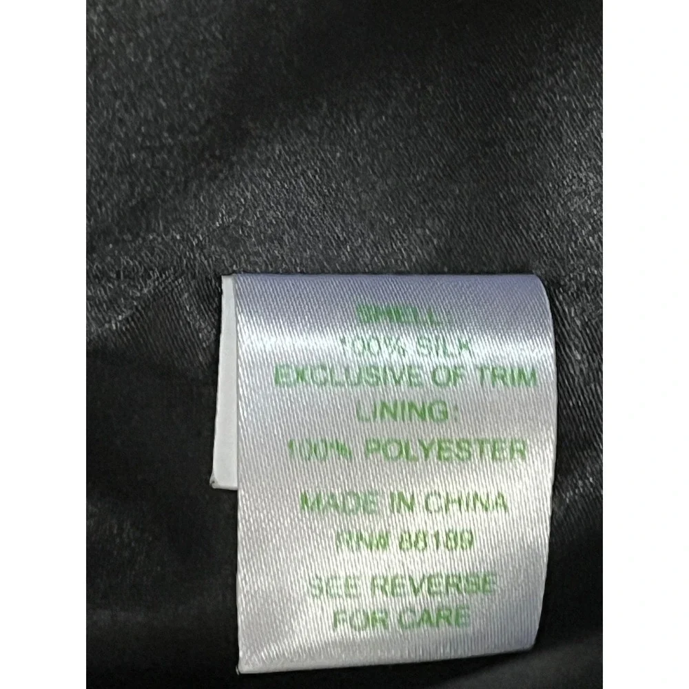 Lilly Pulitzer Strapless Dress Black Gold Trim Pleated Silk  Size‎ 2 - Picture 5 of 7
